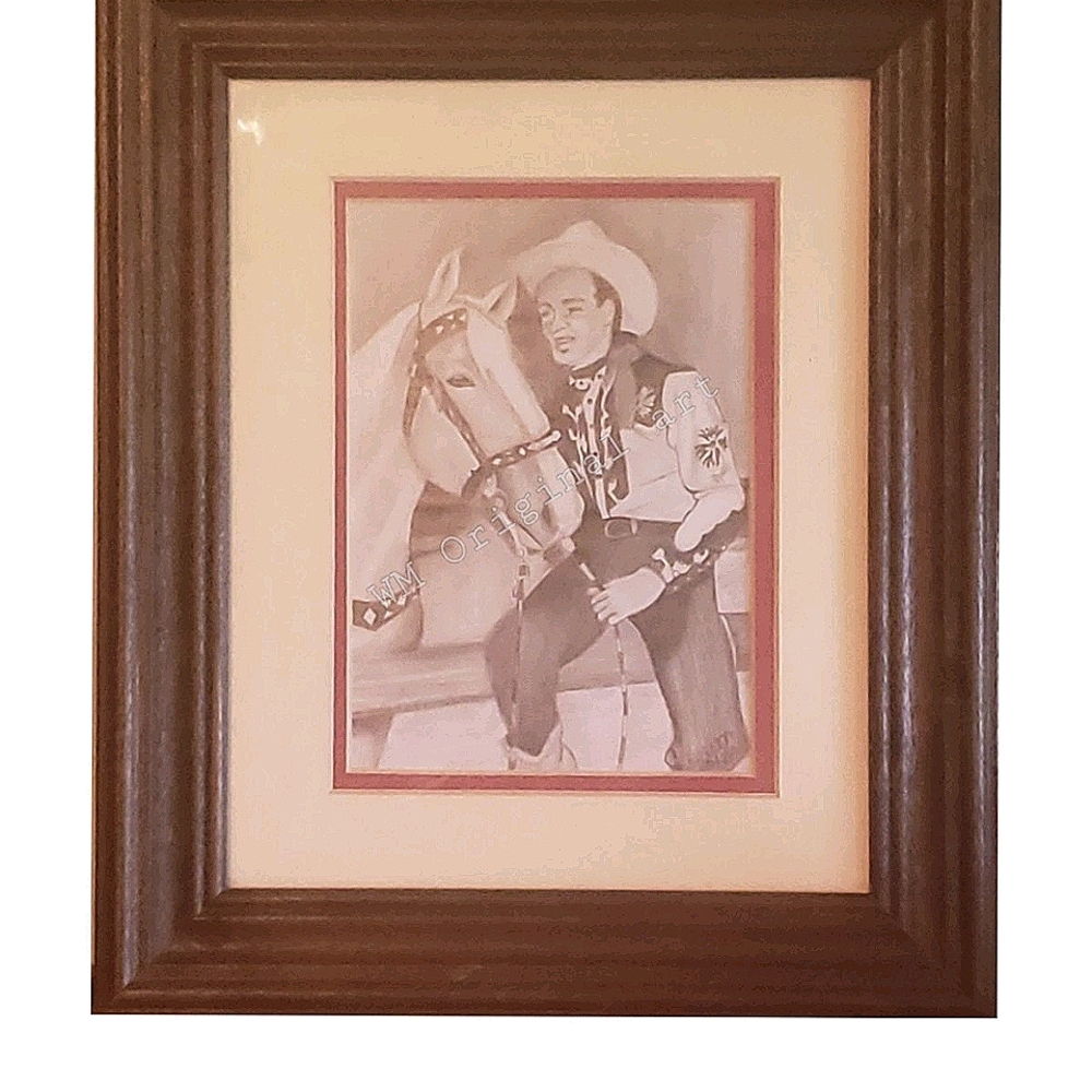 Original Graphite Sketch By Whitney Marks
